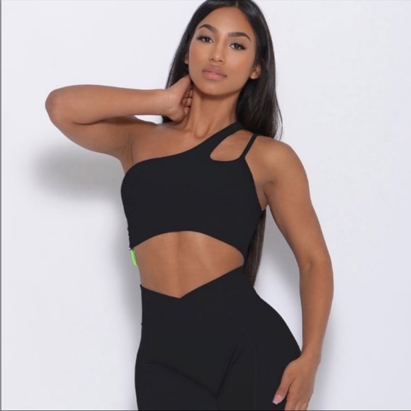 Bombshell Sportswear Tops - NWT Bombshell Sportswear LATERAL TOP Black
